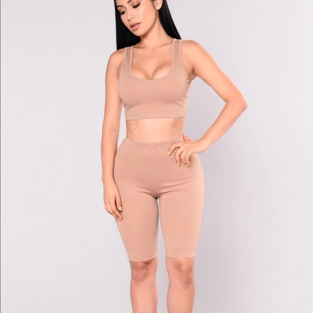 Biker short set xs